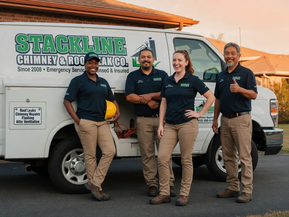 Chimney flashing repair company in Rootstown, OH